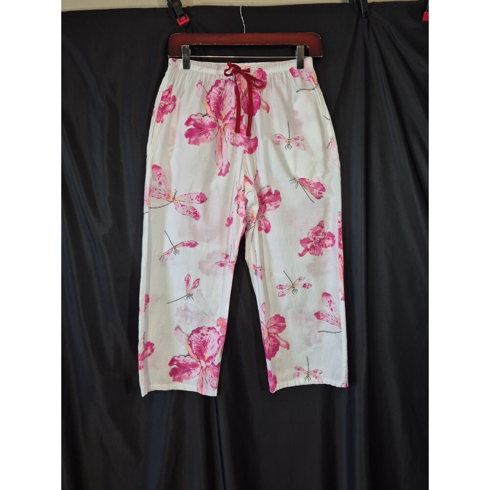 The Cat's Pajamas Cotton Pink Dragonflies Print Pajama Set XS - Picture 8 of 14